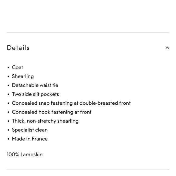 Yves Salomon belted blue shearling fur coat - Picture 5 of 12